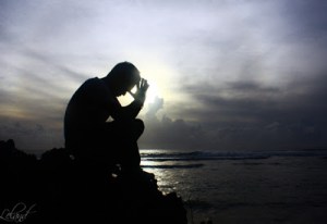 prayer silhouette